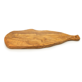 Fish-shaped board with holed handle